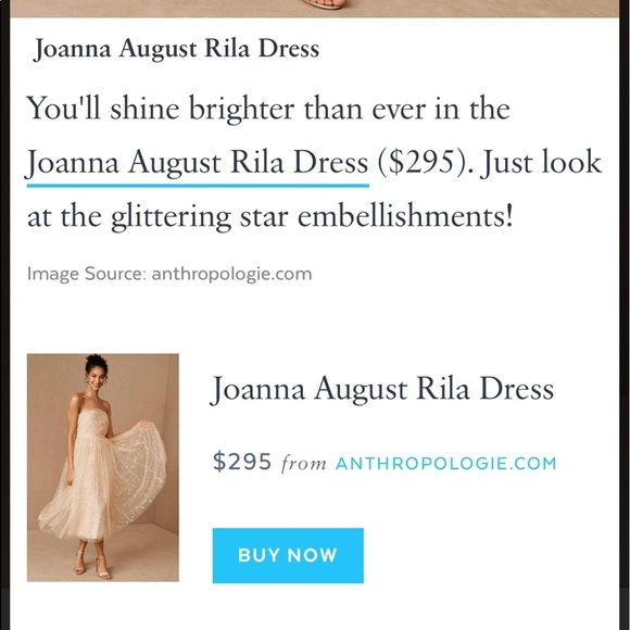 NWT BHLDN Joanna August Rila Ball Gown Dress Size 4 - Picture 7 of 17